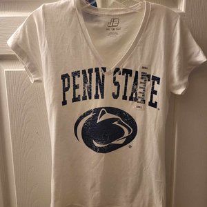 Womens Penn State Nittany Lions Vee Neck Tee Shirt Size Small New with tags